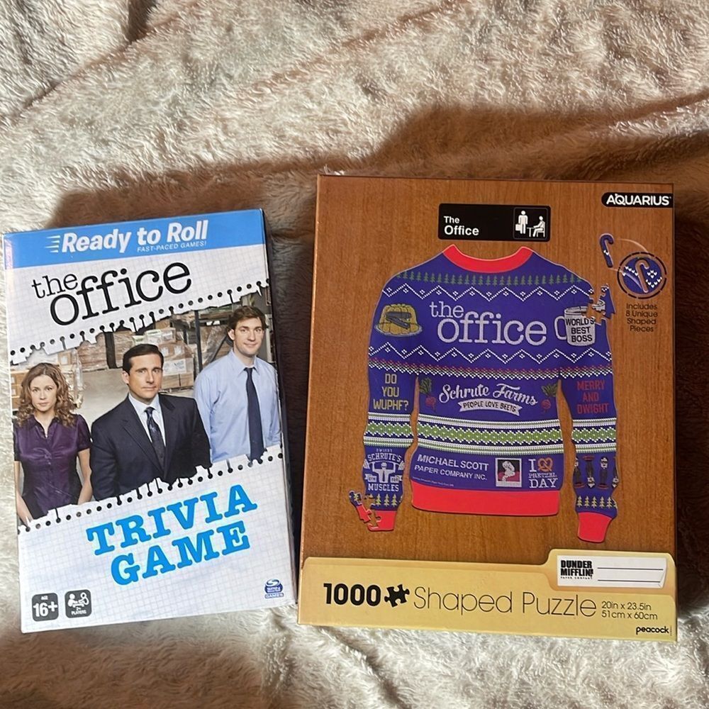 The Office Trivia Game and Puzzle Set